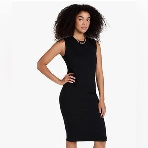SPANX the Perfect Fitted Black Sheath Dress in Black 3XNWT